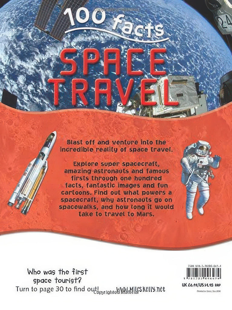 100 Facts Space Travel - Paperback Book - TOYBOX Toy Shop