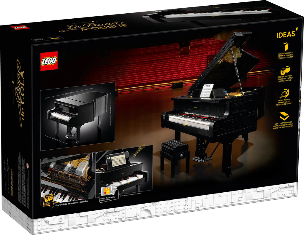 LEGO IDEAS 21323 Grand Piano, For Adults - TOYBOX Toy Shop