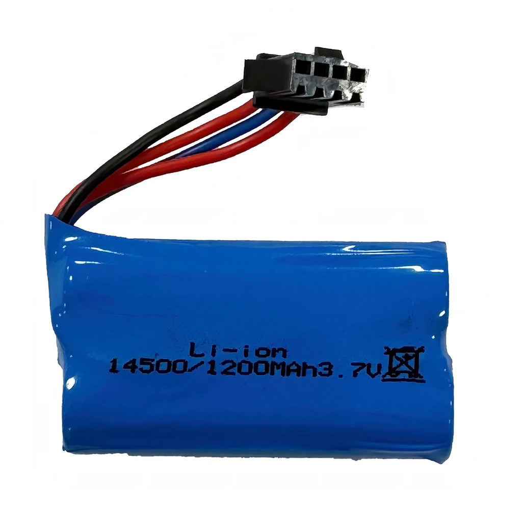 3.7V 1200mAh Rechargeable Li-ion Battery SM-4P Connector - TOYBOX Toy Shop