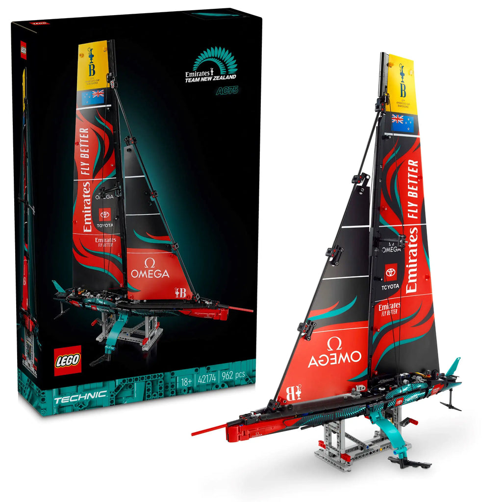 LEGO TECHNIC 42174 Emirates Team New Zealand AC75 Yacht - TOYBOX Toy Shop