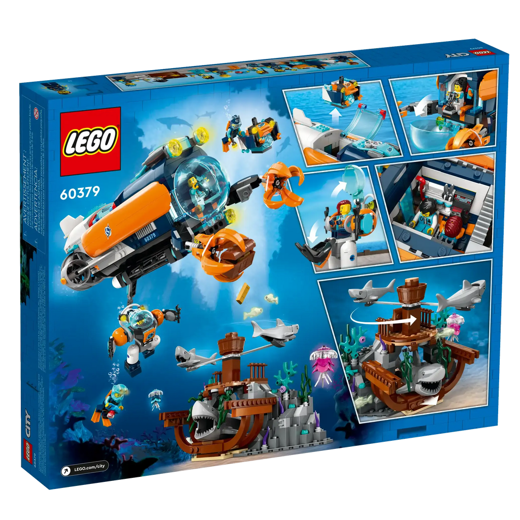 LEGO CITY 60379 Deep-Sea Explorer Submarine - TOYBOX Toy Shop