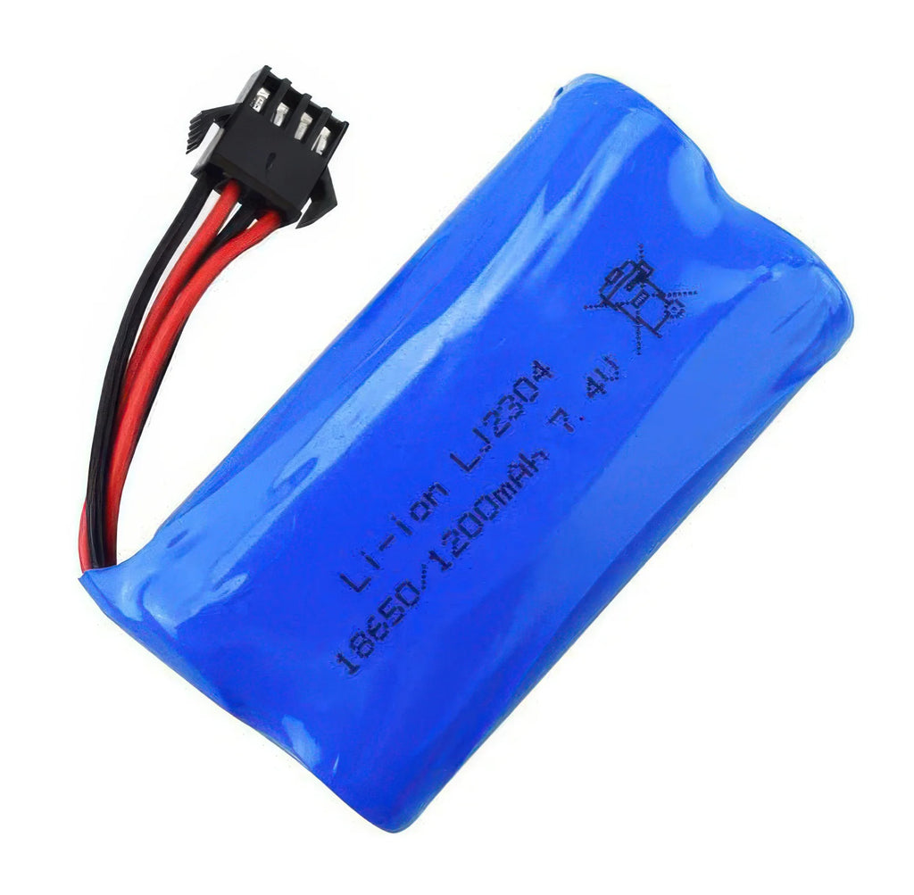 7.4 V Lithium-Ion Rechargeable Battery 1200mAh - TOYBOX Toy Shop