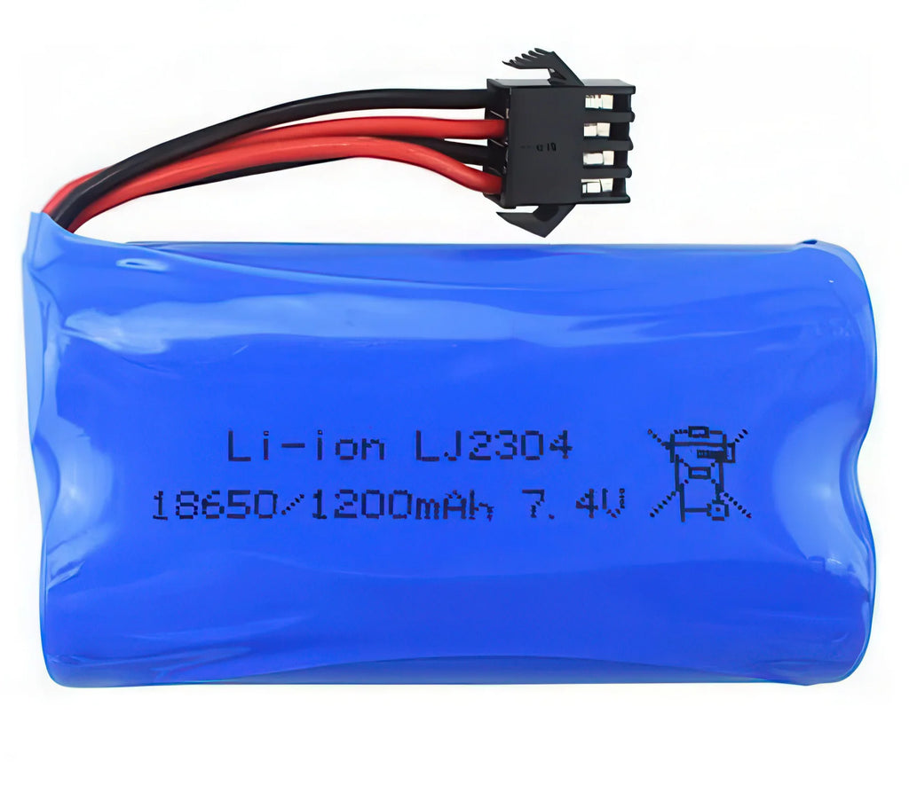 7.4 V Lithium-Ion Rechargeable Battery 1200mAh - TOYBOX Toy Shop