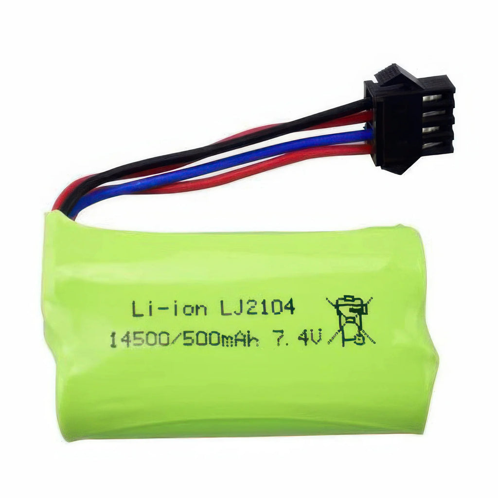 7.4 V Lithium-Ion Rechargeable Battery 500mAh - TOYBOX Toy Shop