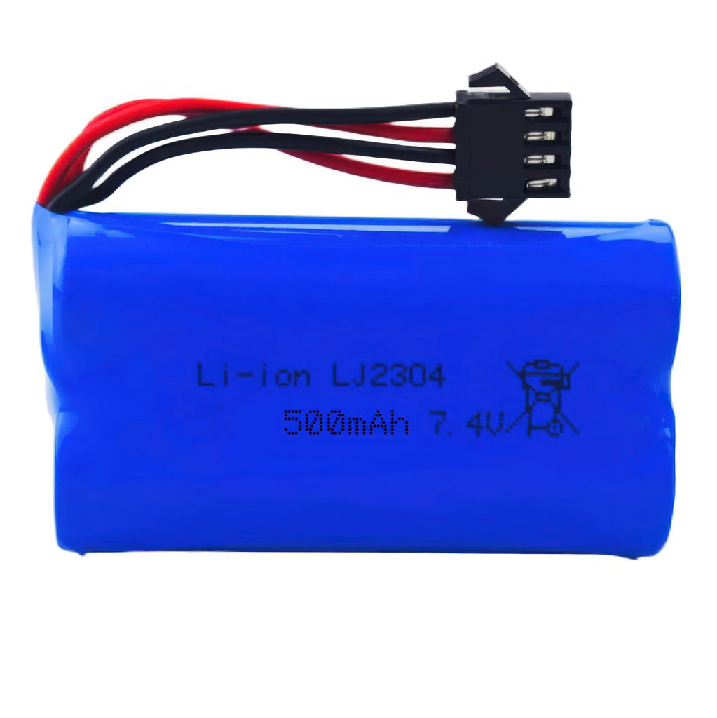 7.4 V Lithium-Ion Rechargeable Battery 500mAh - TOYBOX Toy Shop