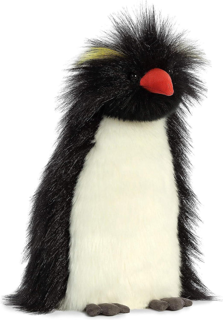 AURORA Luxe Boutique, Theo Rockhopper Penguin 28cm Soft Toy - TOYBOX Toy Shop