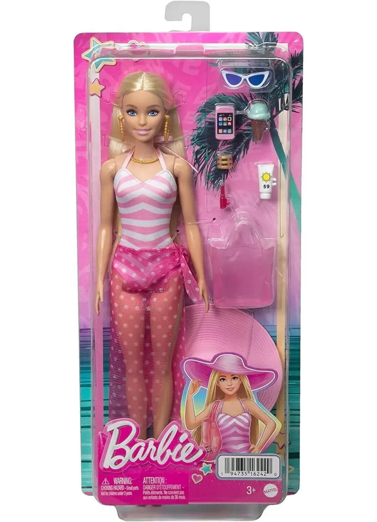 BARBIE THE MOVIE - Deluxe Beach Stylish Barbie Doll - TOYBOX Toy Shop