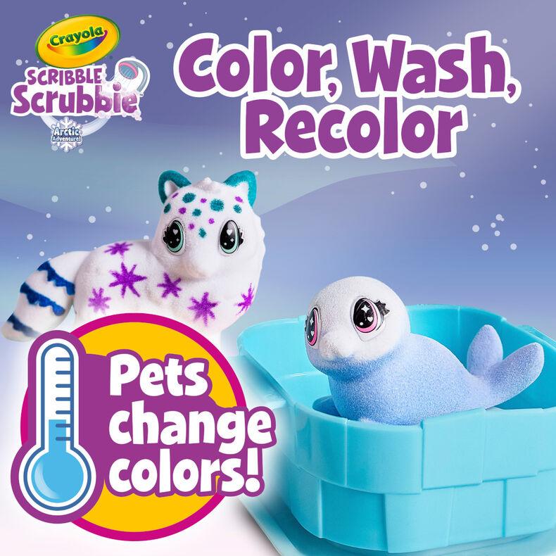 CRAYOLA Scribble Scrubbie Pets Arctic Igloo Carry Case Playset - TOYBOX Toy Shop