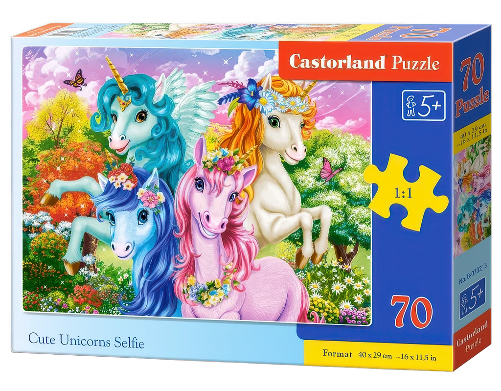 Castorland Puzzle Cute Unicorns Selfie (70 pcs) - TOYBOX Toy Shop