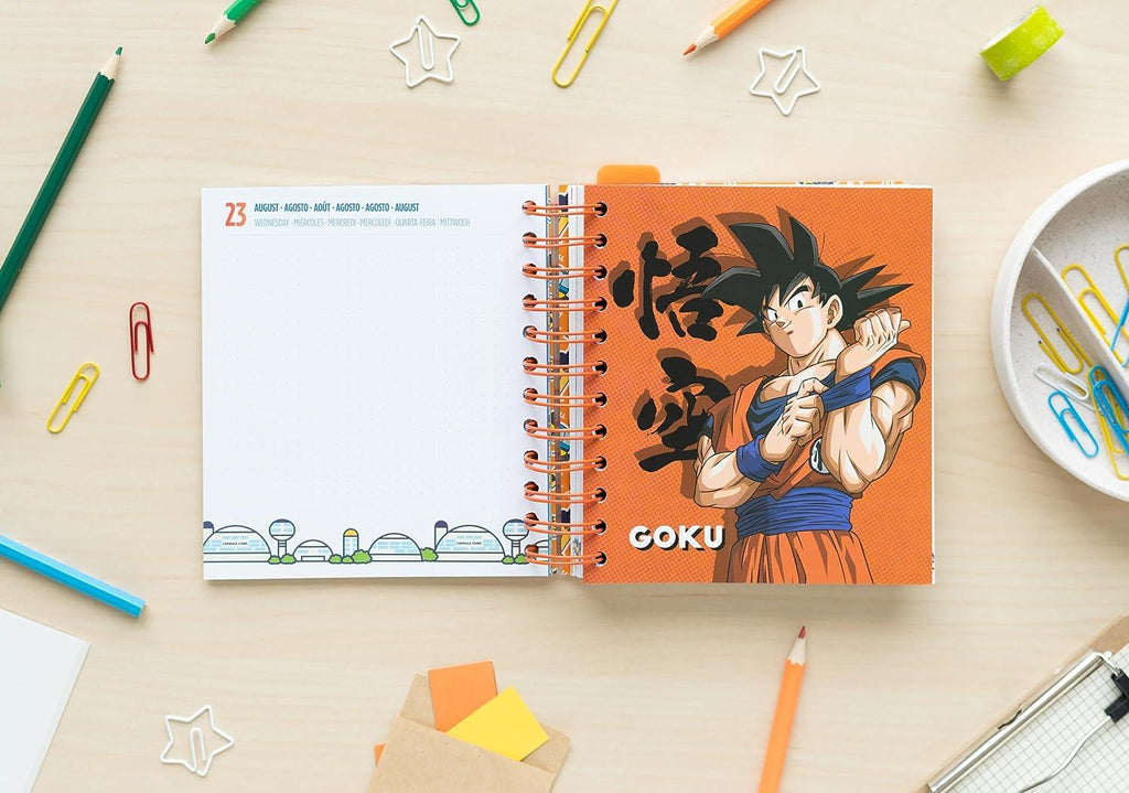 Dragon Ball 2023/2024 Academic Diary Day To Page 11 Months - TOYBOX Toy Shop