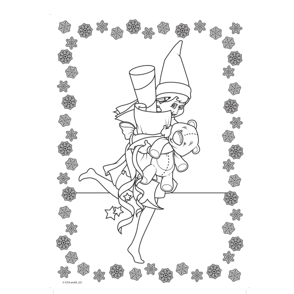 Elf on The Shelf Jumbo Christmas Colouring Book - TOYBOX Toy Shop