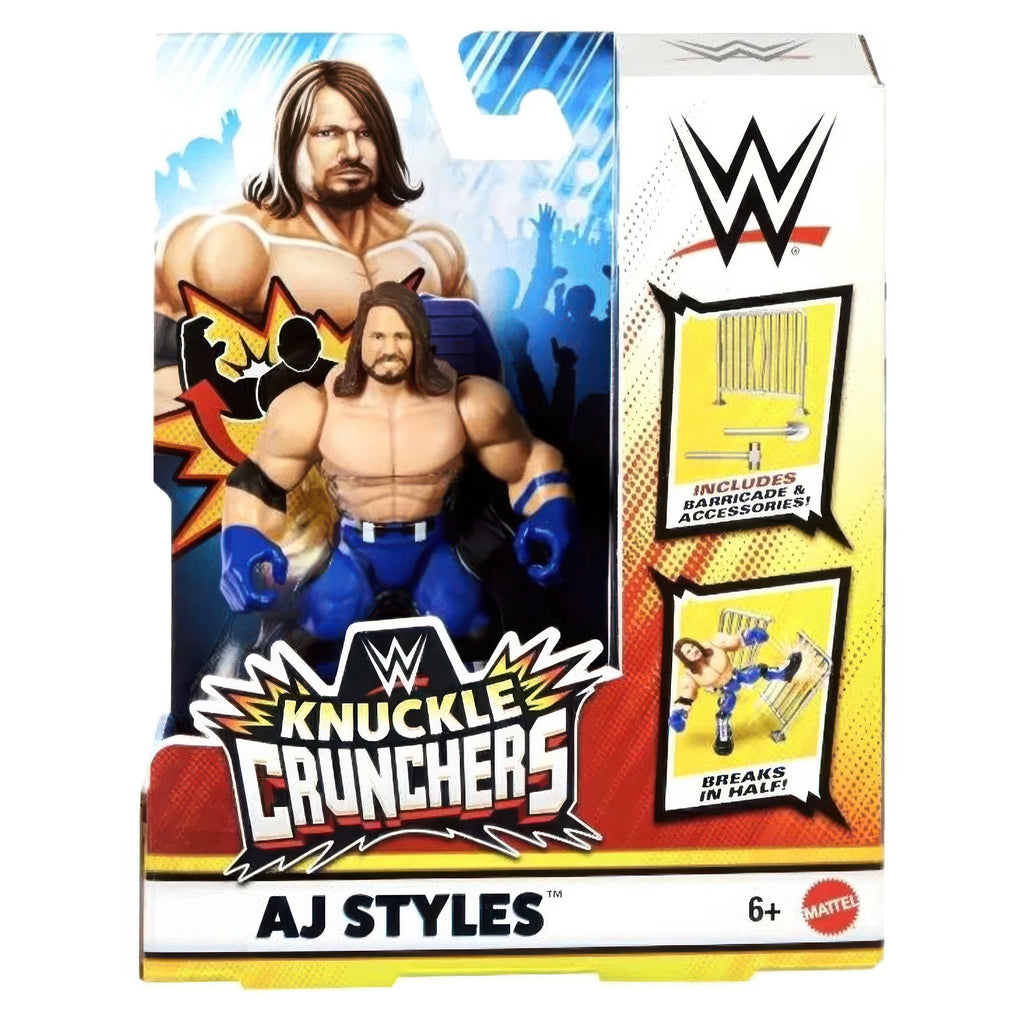 WWE Knuckle Crunchers Figure 8cm - Assorted - TOYBOX Toy Shop