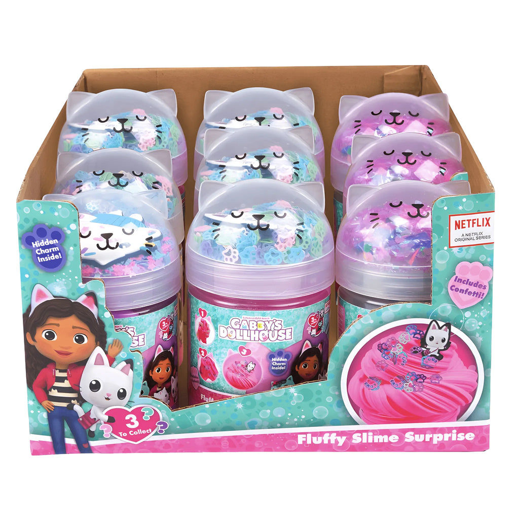 Gabby's Dollhouse Fluffy Slime Surprise 3 Assorted - TOYBOX Toy Shop