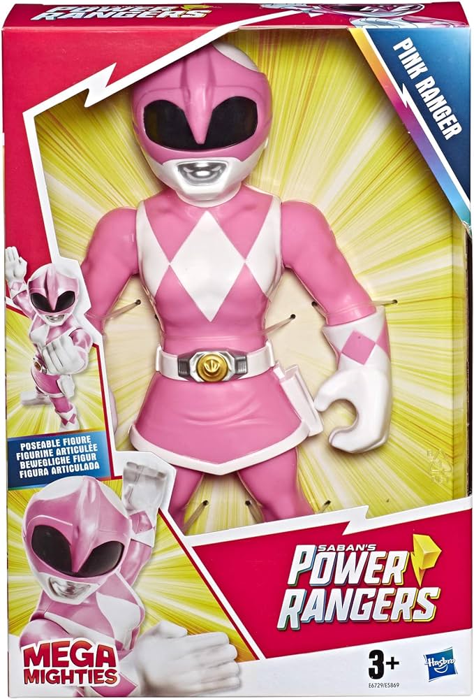 Power Rangers Mega Mighties Pink Ranger Figure - TOYBOX Toy Shop