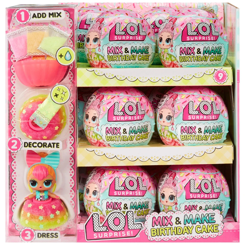 L.O.L. Surprise! Mix And Make Birthday Cake Tots - Assorted - TOYBOX Toy Shop