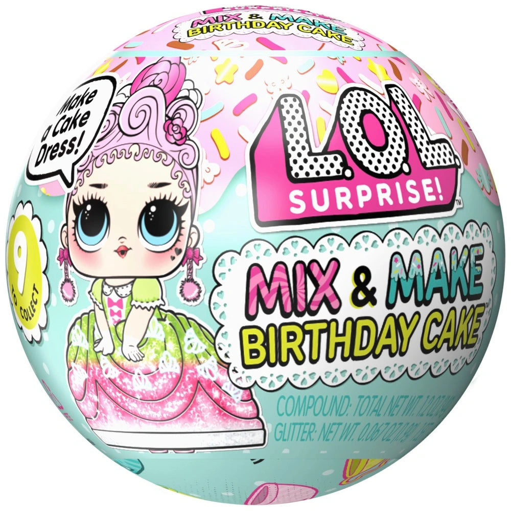 L.O.L. Surprise! Mix And Make Birthday Cake Tots - Assorted - TOYBOX Toy Shop