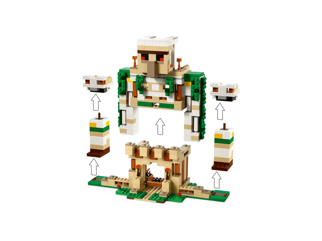 LEGO MINECRAFT 21250 The Iron Golem Fortress - TOYBOX Toy Shop