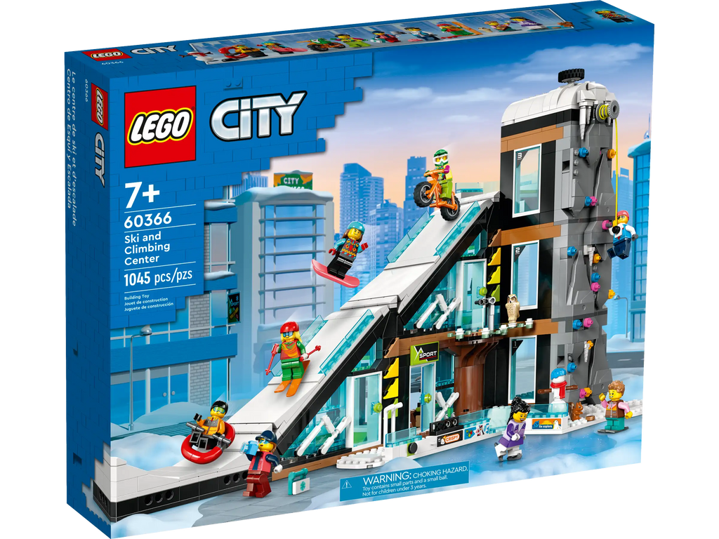 LEGO 60366 CITY Ski and Climbing Center - TOYBOX Toy Shop