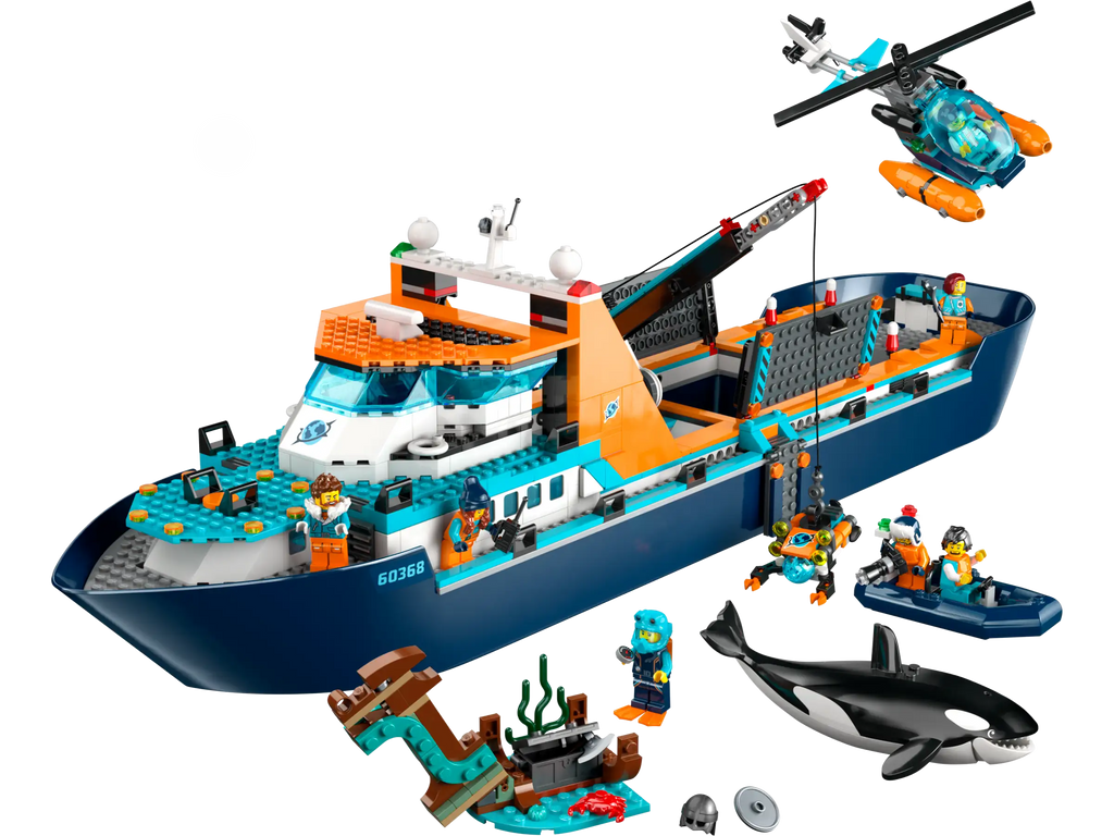 LEGO CITY 60368 Arctic Explorer Ship - TOYBOX Toy Shop