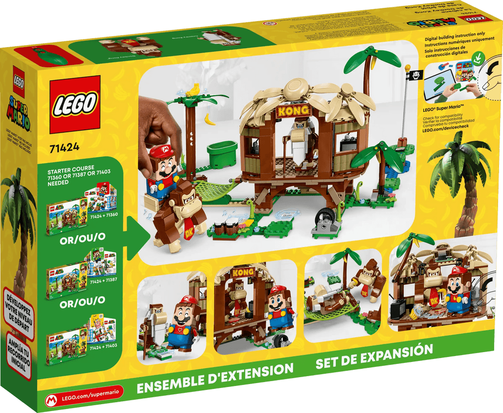 LEGO SUPER MARIO 71424 Super Mario Donkey Kong's Tree House Expansion Set - TOYBOX Toy Shop