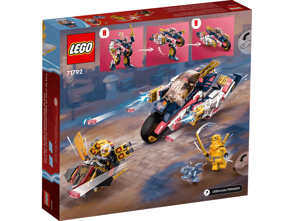 LEGO 71792 Ninjago Sora's Transforming Mech Bike Racer - TOYBOX Toy Shop