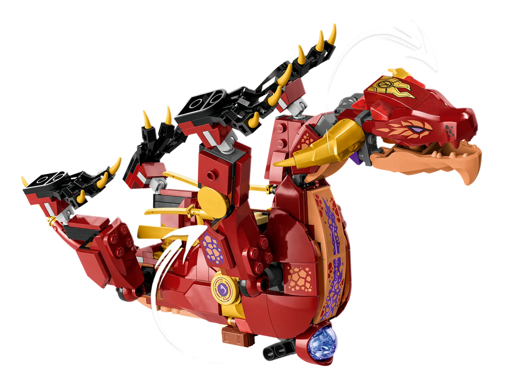 LEGO NINJAGO 71793 Heatwave Transforming Lava Dragon - TOYBOX Toy Shop