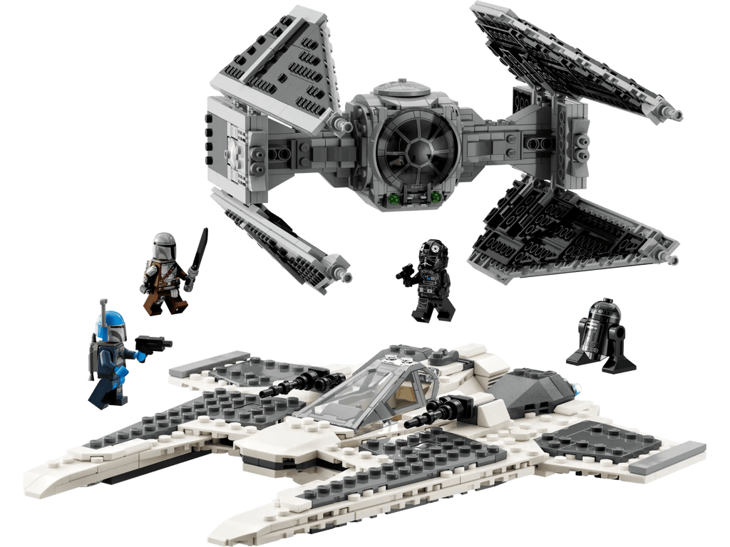 LEGO STAR WARS 75348 Star Wars Mandalorian Fang Fighter vs TIE Interceptor - TOYBOX Toy Shop