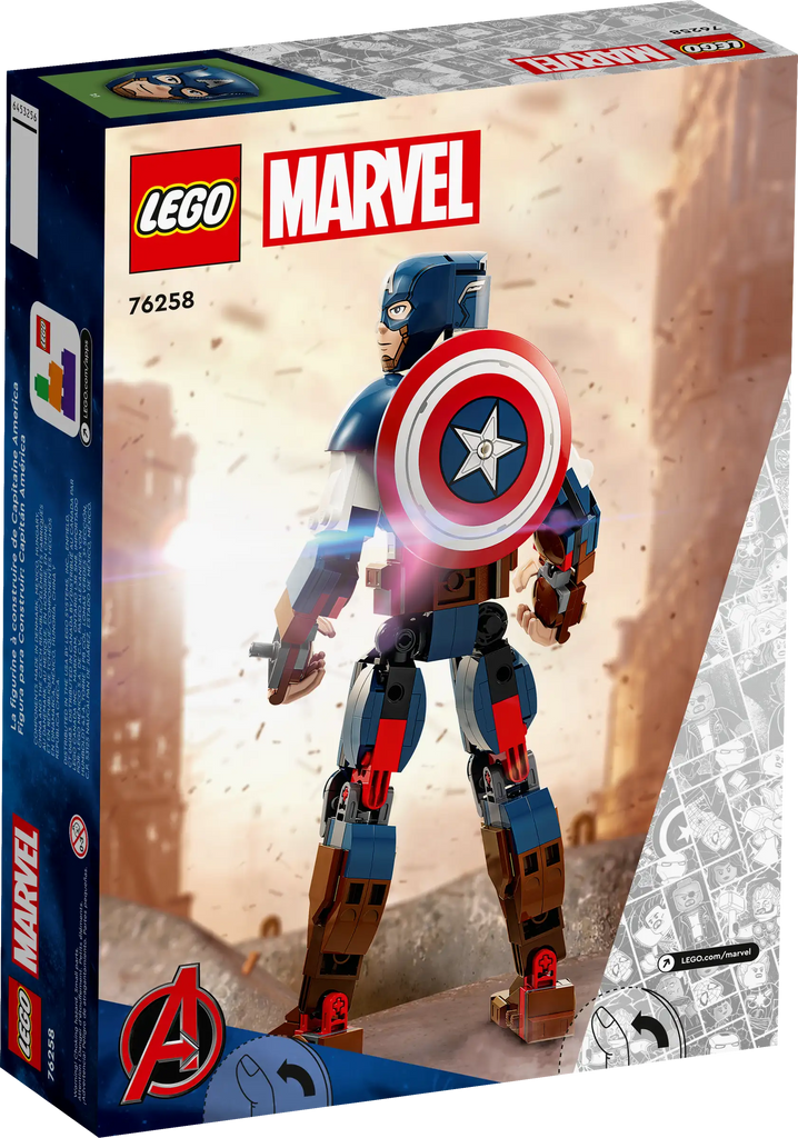 LEGO MARVEL 76258 Marvel Captain America Construction Figure - TOYBOX Toy Shop