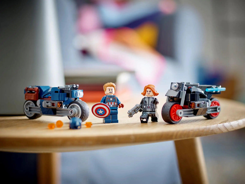 LEGO 76260 MARVEL Black Widow & Captain America Motorcycles - TOYBOX Toy Shop