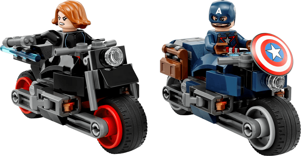 LEGO 76260 MARVEL Black Widow & Captain America Motorcycles - TOYBOX Toy Shop