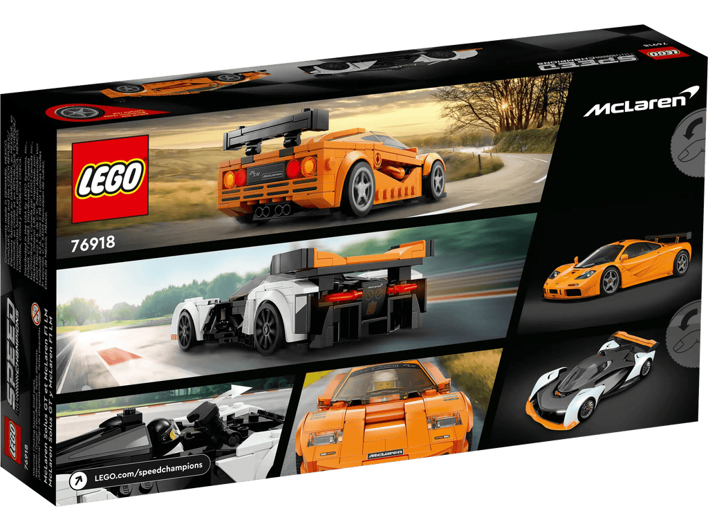 LEGO 76918 Speed Champions McLaren Solus GT & McLaren F1 LM - TOYBOX Toy Shop