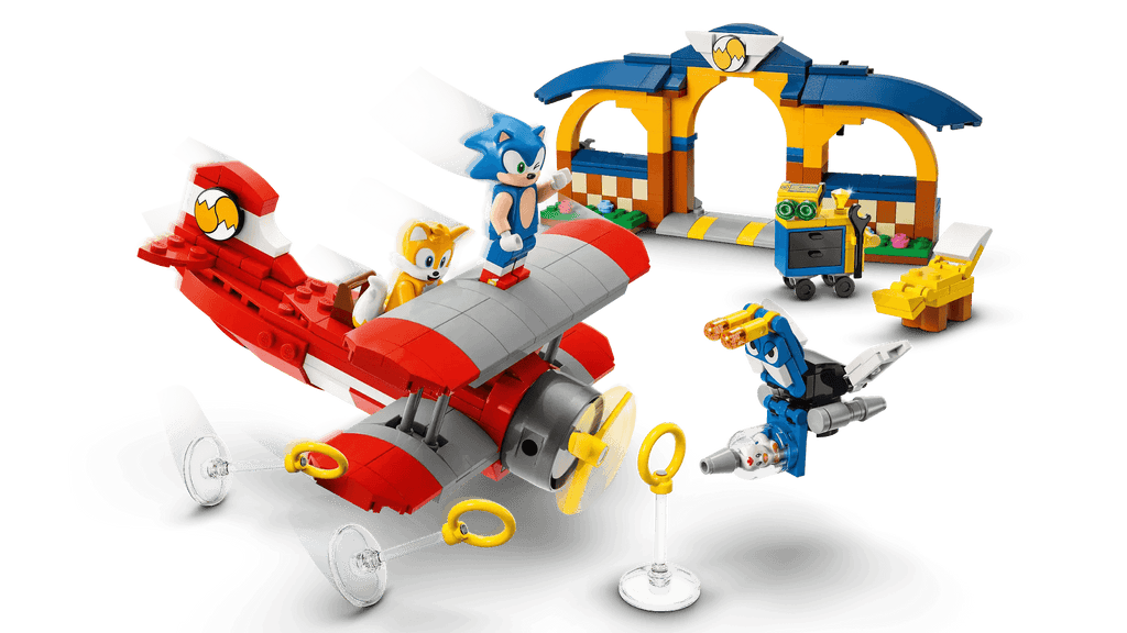 LEGO SONIC THE HEDGEHOG 76991 Sonic Tails' Workshop and Tornado Plane - TOYBOX Toy Shop