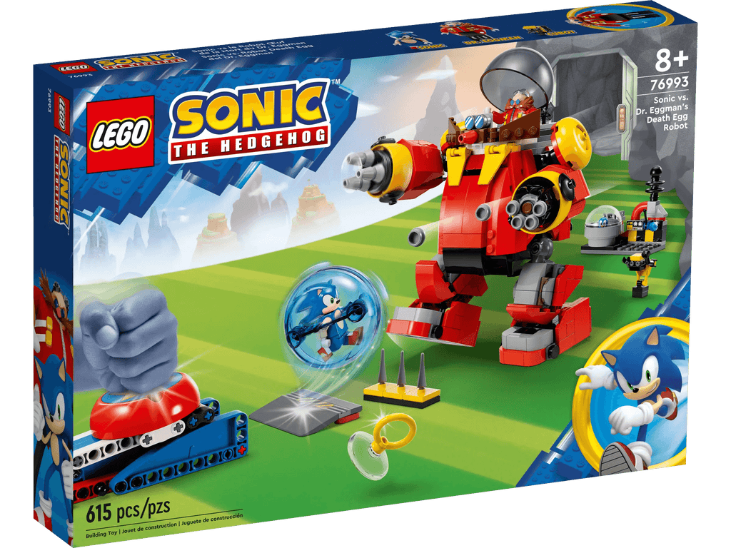 LEGO SONIC THE HEDGEHOG 76993 Sonic vs. Dr. Eggman's Death Egg Robot - TOYBOX Toy Shop