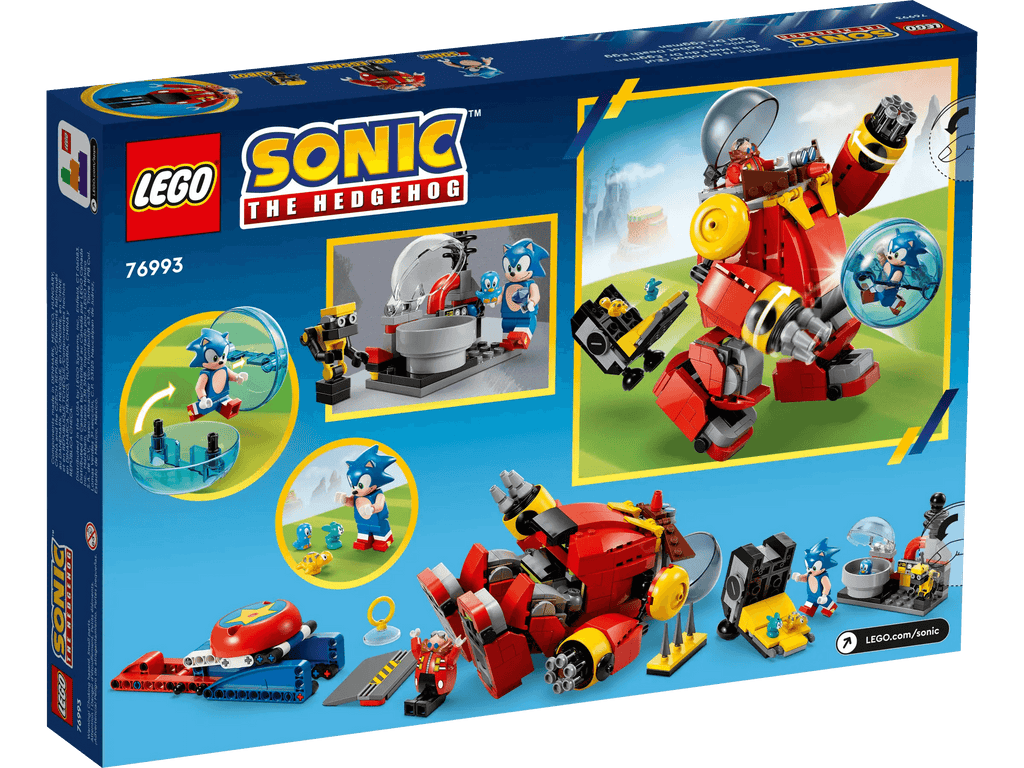 LEGO SONIC THE HEDGEHOG 76993 Sonic vs. Dr. Eggman's Death Egg Robot - TOYBOX Toy Shop