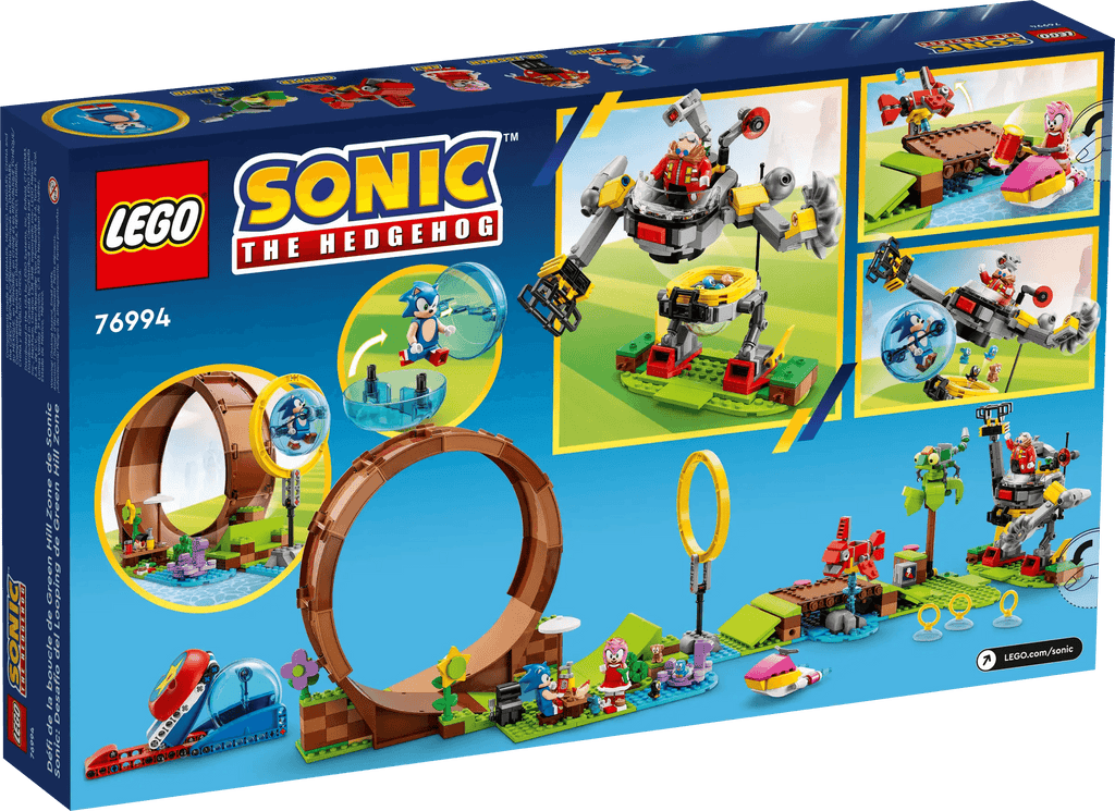 LEGO SONIC THE HEDGEHOG 76994 Sonic's Green Hill Zone Loop Challenge - TOYBOX Toy Shop