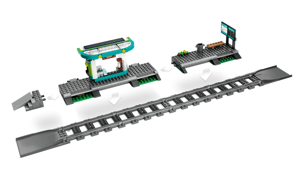 LEGO CITY 60423 Downtown Streetcar and Station - TOYBOX Toy Shop