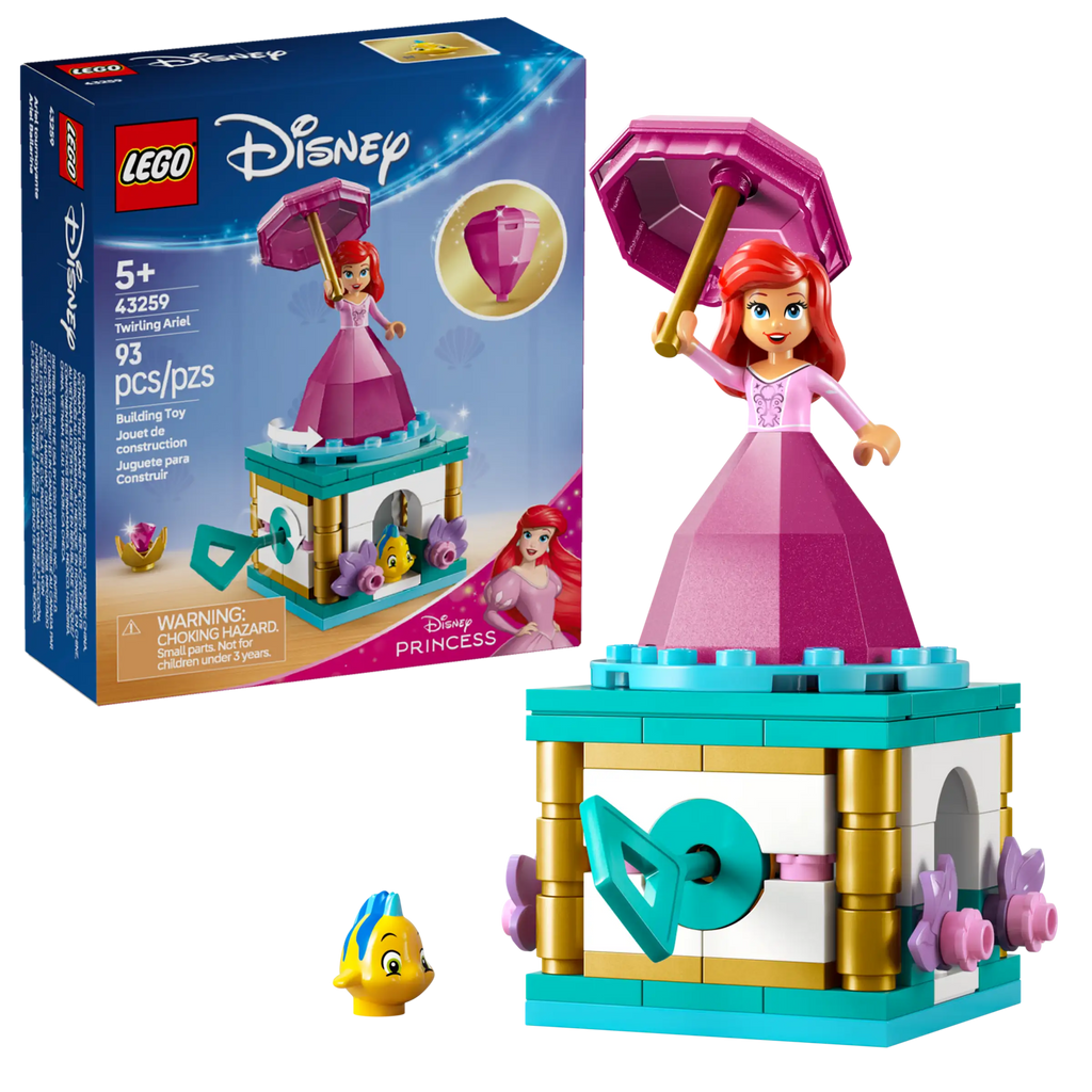 LEGO DISNEY 43259 Twirling Ariel - TOYBOX Toy Shop