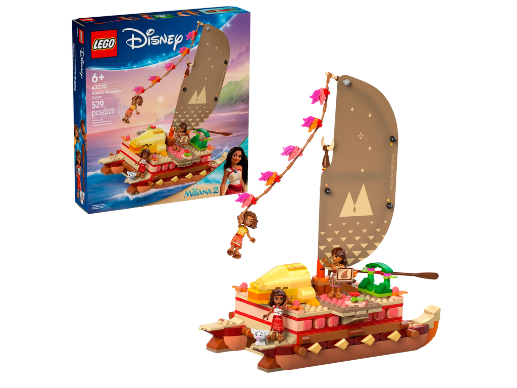 LEGO Disney Princes 43270 Moana's Adventure Canoe - TOYBOX Toy Shop