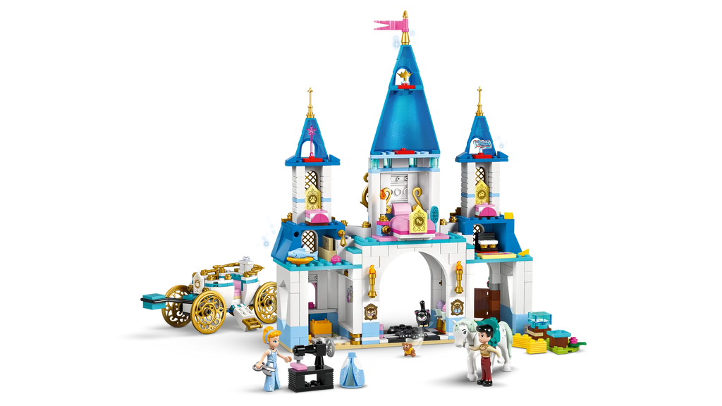 LEGO DISNEY 43275 Cinderella's Castle & Horse Carriage - TOYBOX Toy Shop