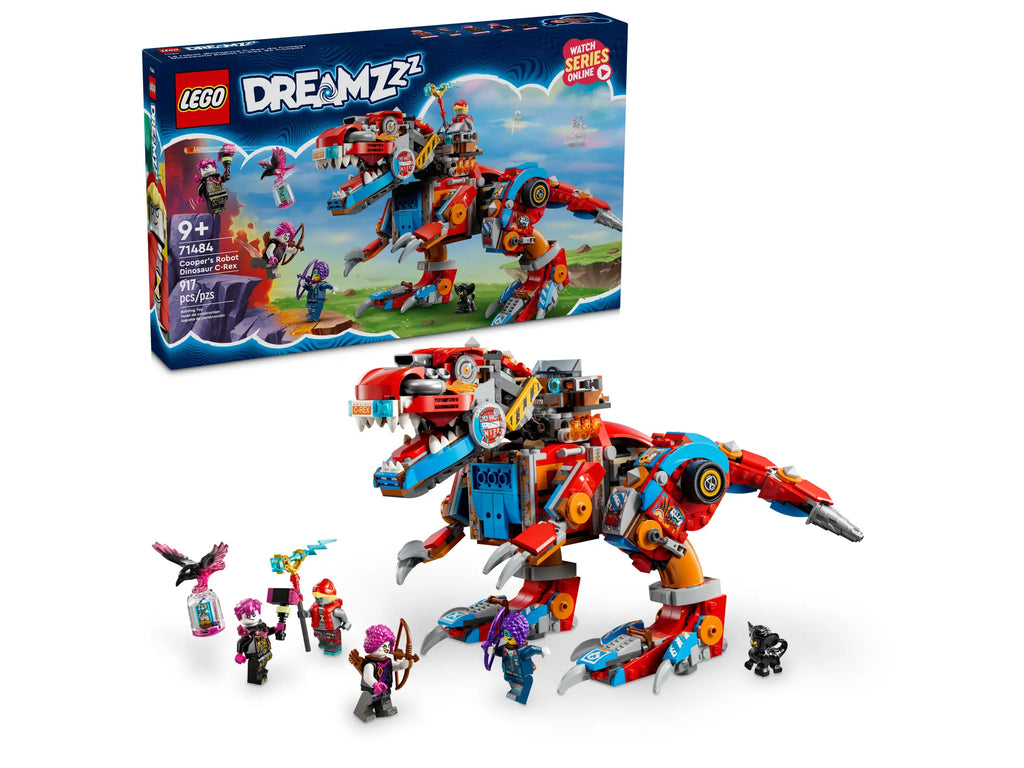 LEGO DREAMZZZ 71484 Cooper's Robot Dinosaur C-Rex - TOYBOX Toy Shop