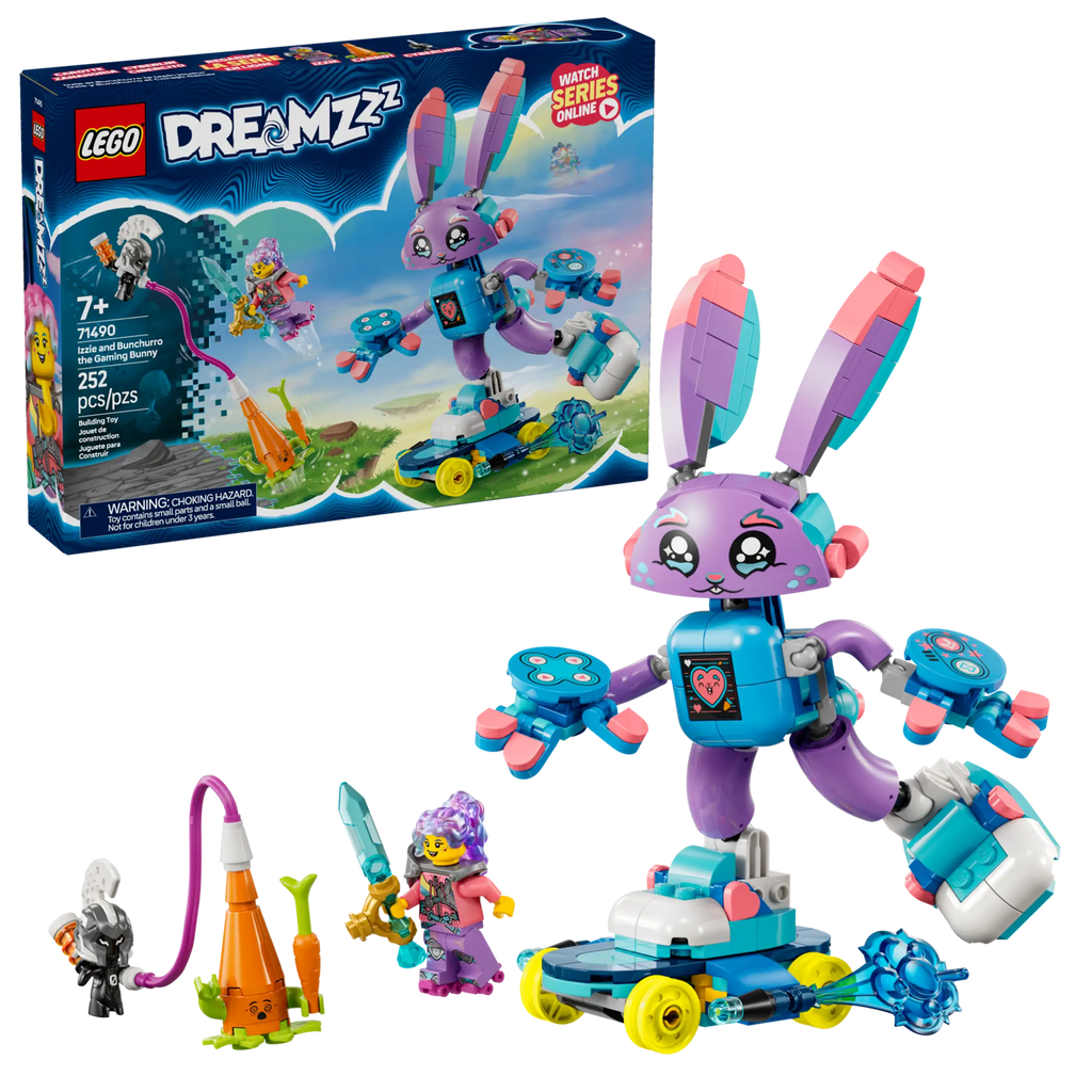 LEGO DREAMZzz 71490 Izzie and Bunchurro the Gaming Bunny - TOYBOX Toy Shop