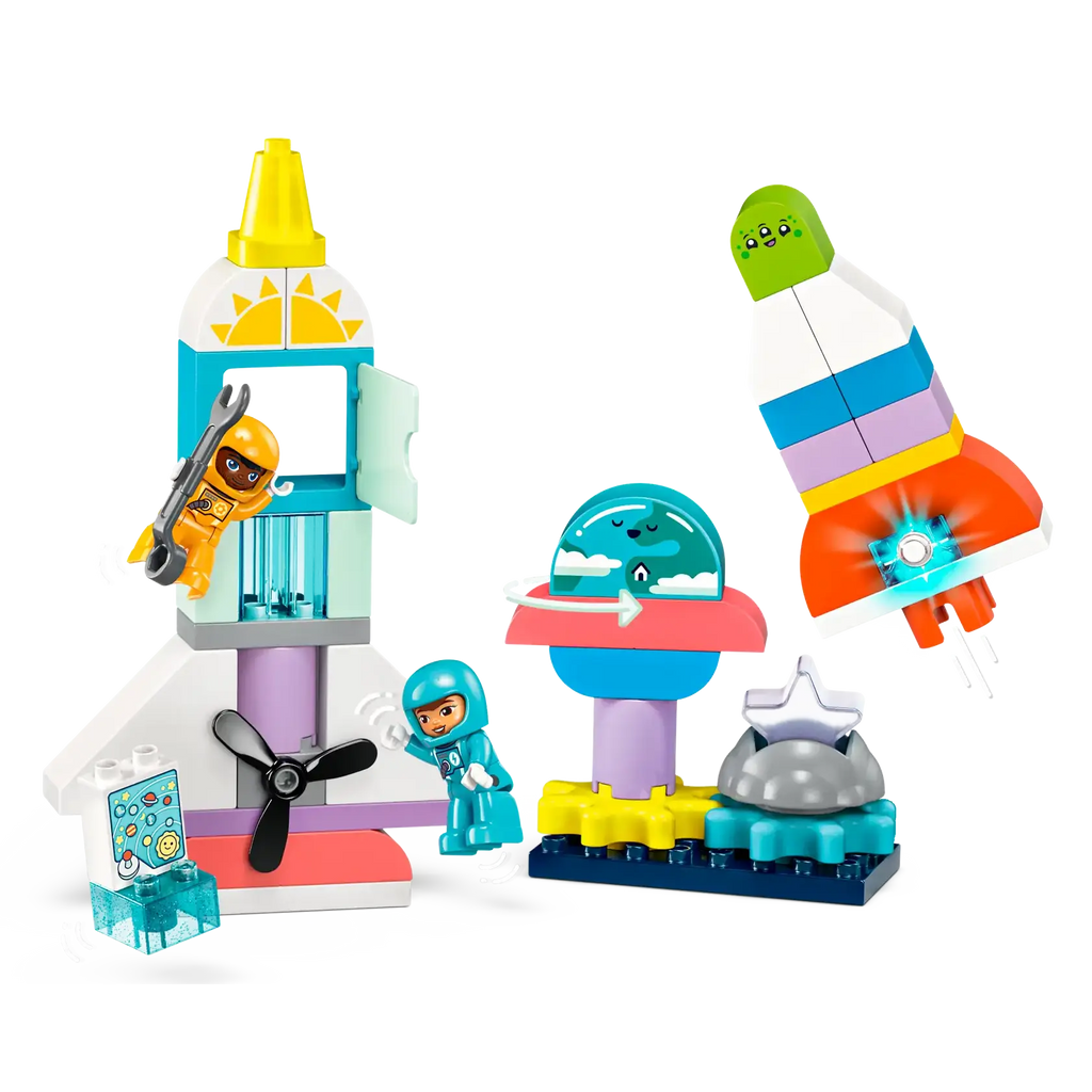 LEGO DUPLO 10422 3-in-1 Space Shuttle for Many Adventures - TOYBOX Toy Shop