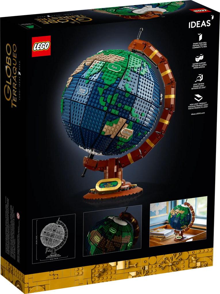 LEGO IDEAS 21332 The Globe - TOYBOX Toy Shop