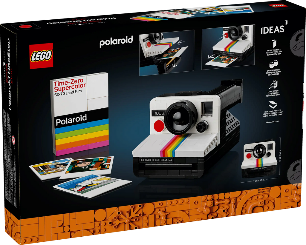 LEGO IDEAS 21345 Polaroid OneStep SX-70 Instant Camera - TOYBOX Toy Shop