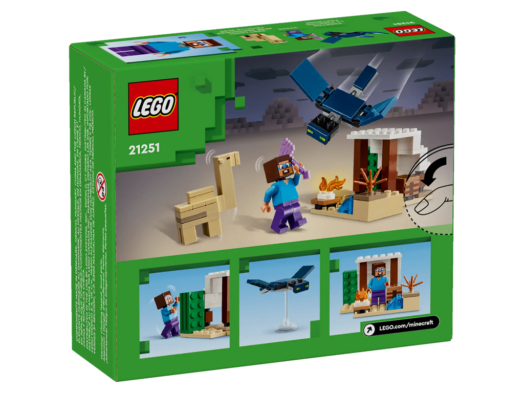 LEGO MINECRAFT 21251 Steve's Desert Expedition - TOYBOX Toy Shop