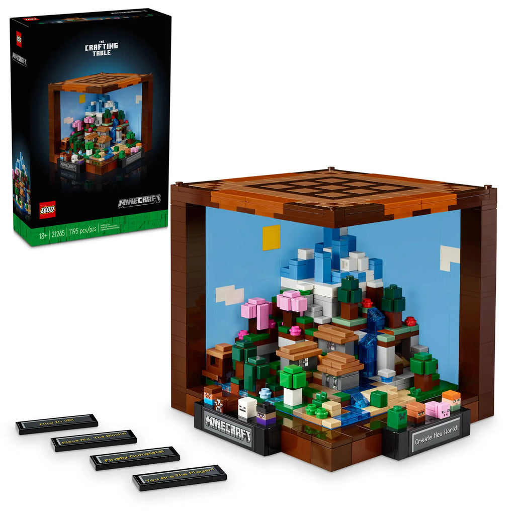 LEGO MINECRAFT 21265 The Crafting Table - TOYBOX Toy Shop