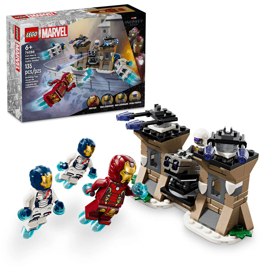 LEGO MARVEL 76288 Iron Man & Iron Legion vs. Hydra Soldier - TOYBOX Toy Shop