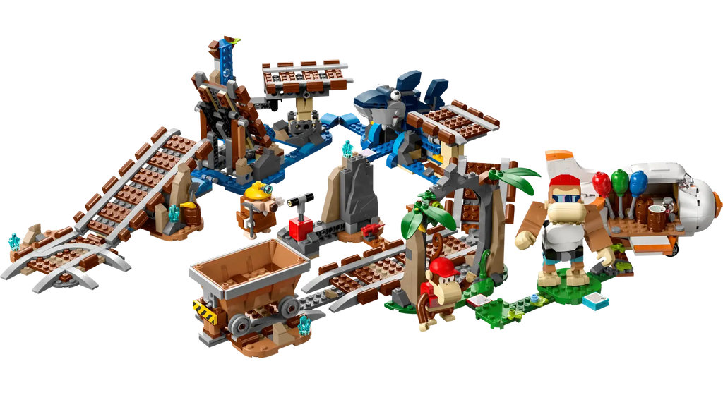 LEGO SUPER MARIO 71425 Diddy Kong's Mine Cart Ride Expansion Set - TOYBOX Toy Shop