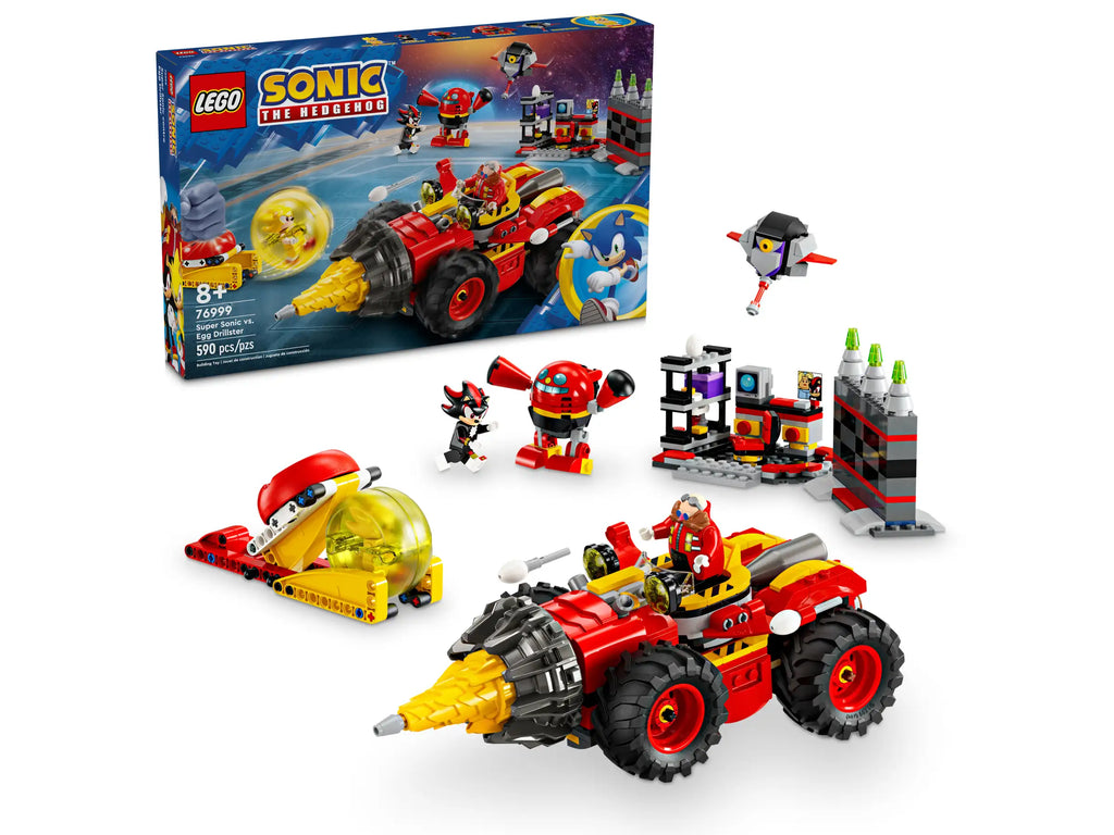 LEGO Sonic the Hedgehog 76999 Super Sonic vs. Egg Drillster - TOYBOX Toy Shop