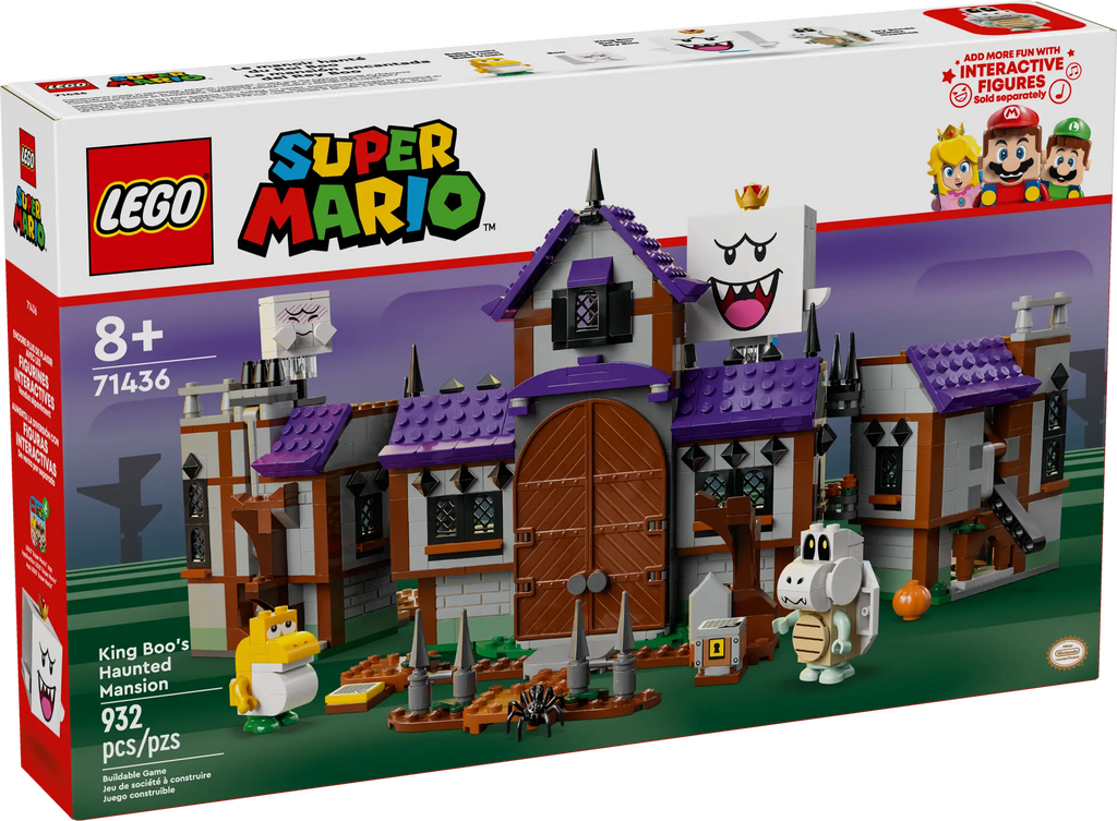 LEGO SUPER MARIO 71436 King Boo's Haunted Mansion - TOYBOX Toy Shop